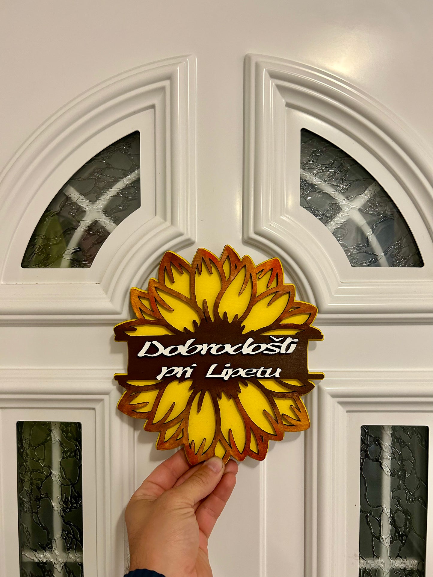 Venček za vhodna vrata Dobrodošli