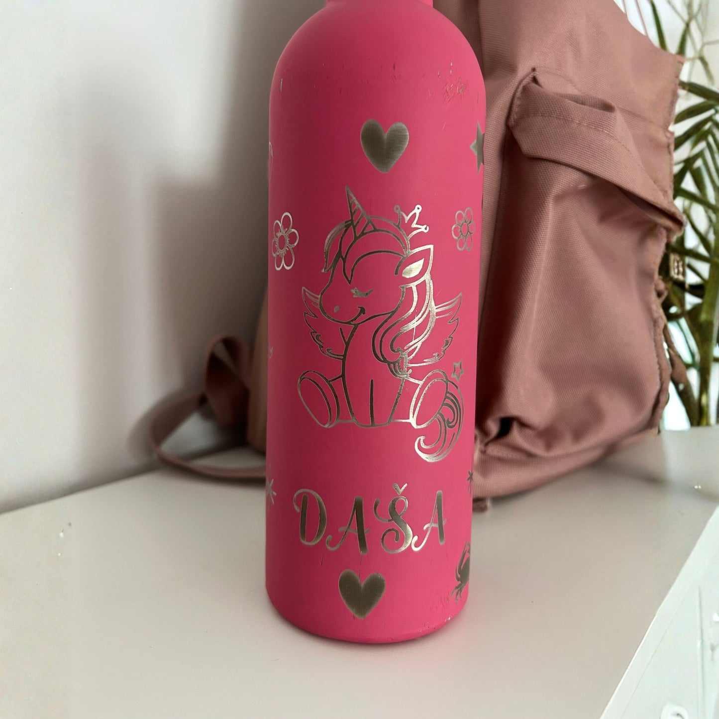 Personalizirana pastel termo flaška z imenom - darilo za otroke in odsrasle